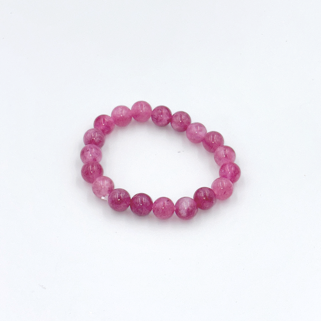 Prifarbený Chalcedon Ružový (8 mm)