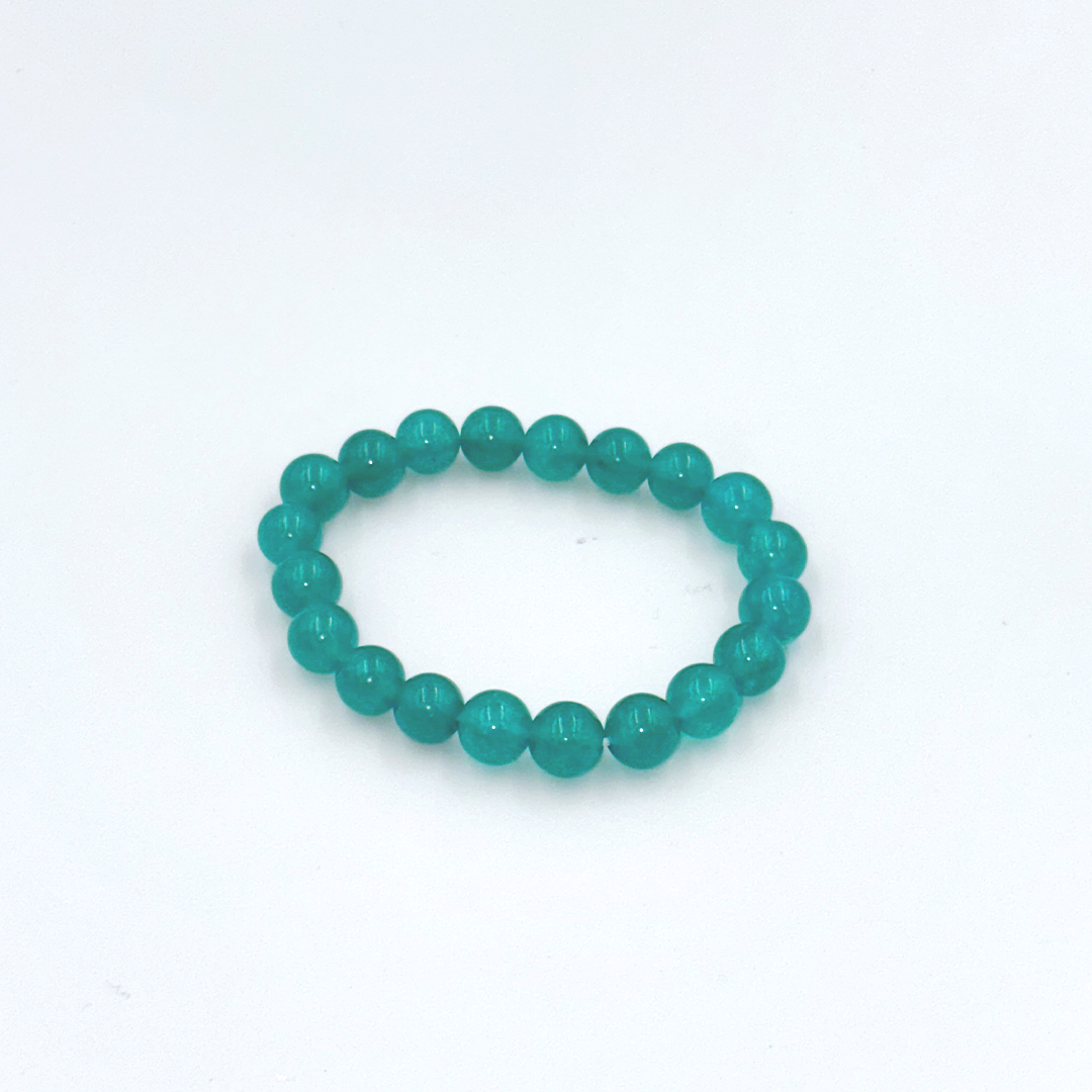 Prifarbený Chalcedon Tyrkysový (8 mm)
