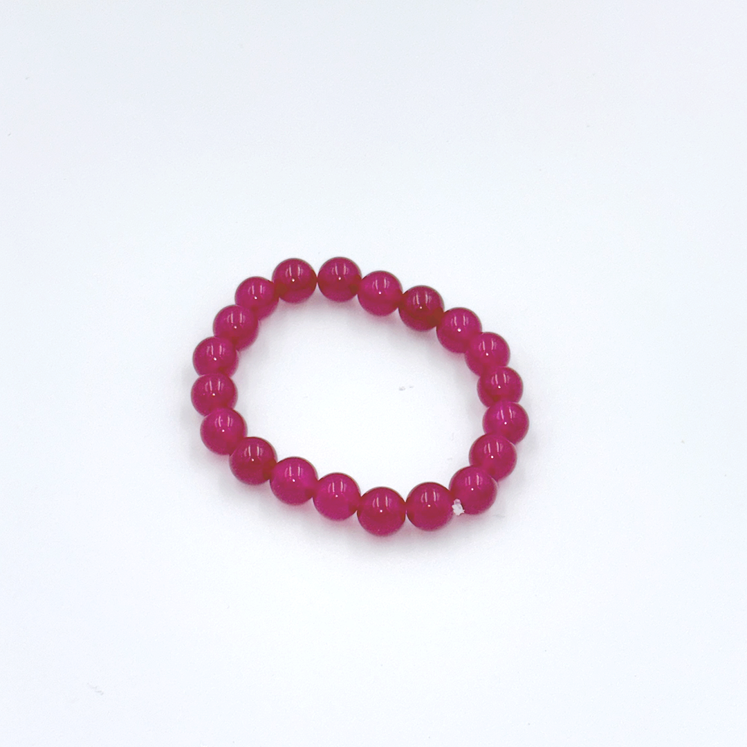 Prifarbený Chalcedon Ružový (8 mm)