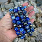 Náramok Lapis Lazuli a Hematit