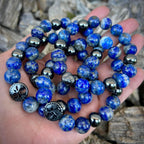Náramok Lapis Lazuli a Hematit