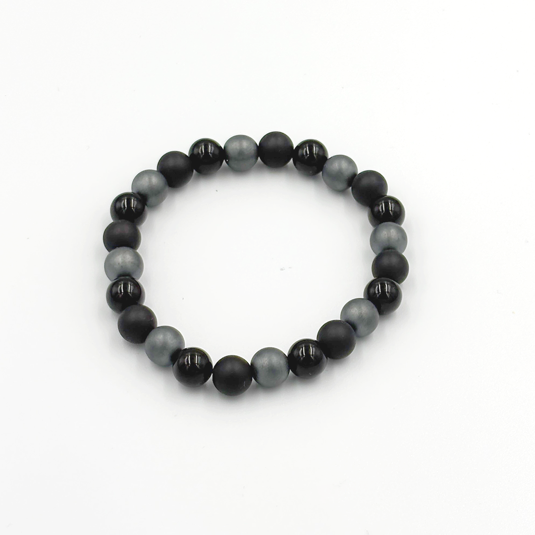 Ónyx a Hematit (8 mm)