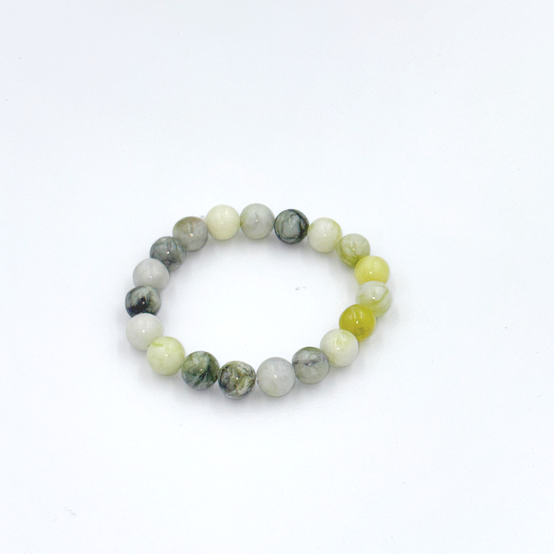 Strakatý Jadeit (8 mm)