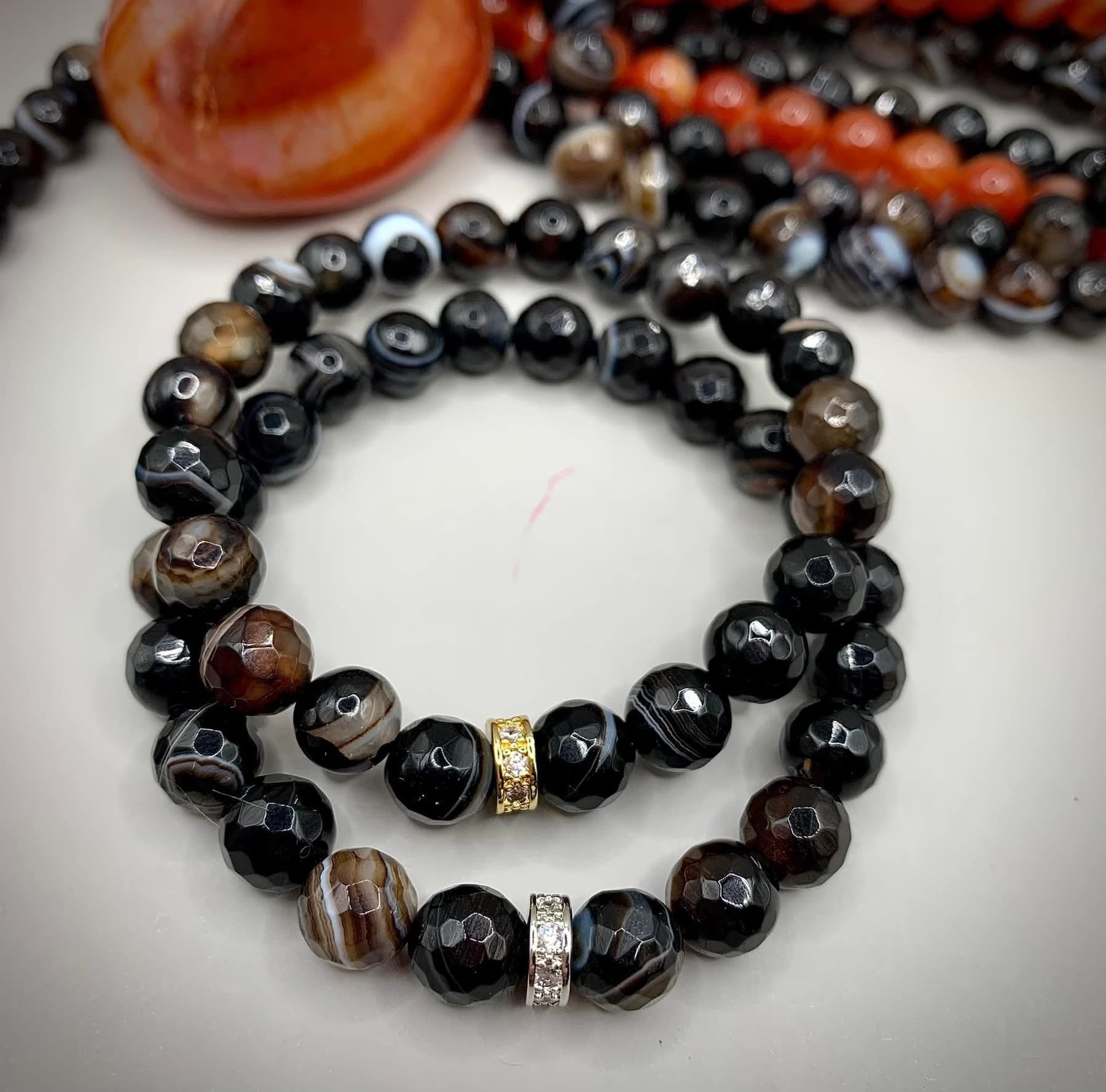 Unisex náramok Sardonyx