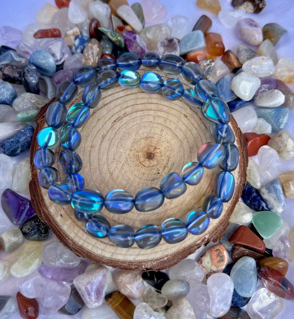 Náramok Aqua Aura modrá nugetky