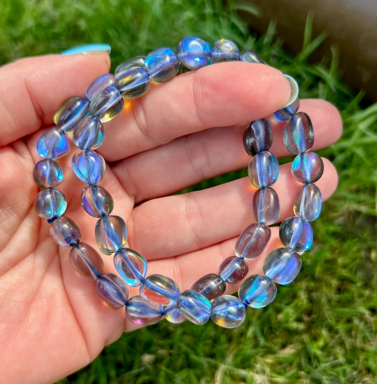 Náramok Aqua Aura modrá nugetky