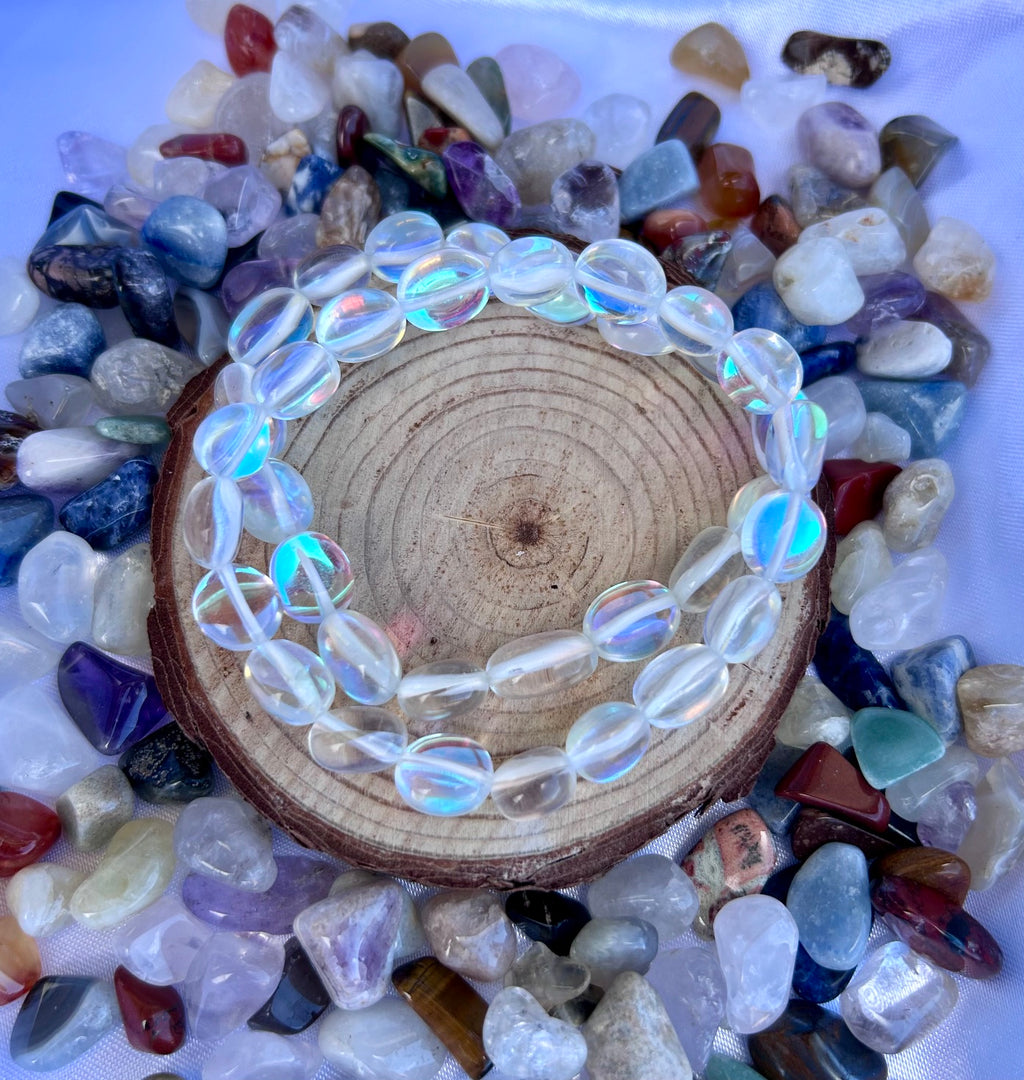 Náramokm Aqua Aura clear nugetky